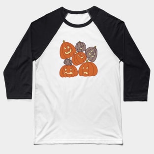 Spooky Pumpkin Patch Baseball T-Shirt